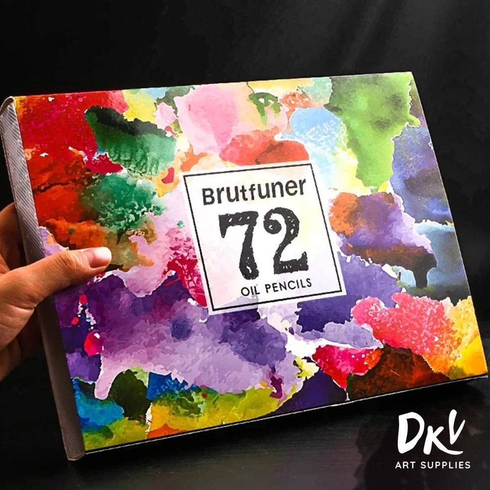 

Brutfuner Pensil Warna 48 / 72 / 120 Colors Oil Pencil / Artist Pencils Set Mix media Nugi