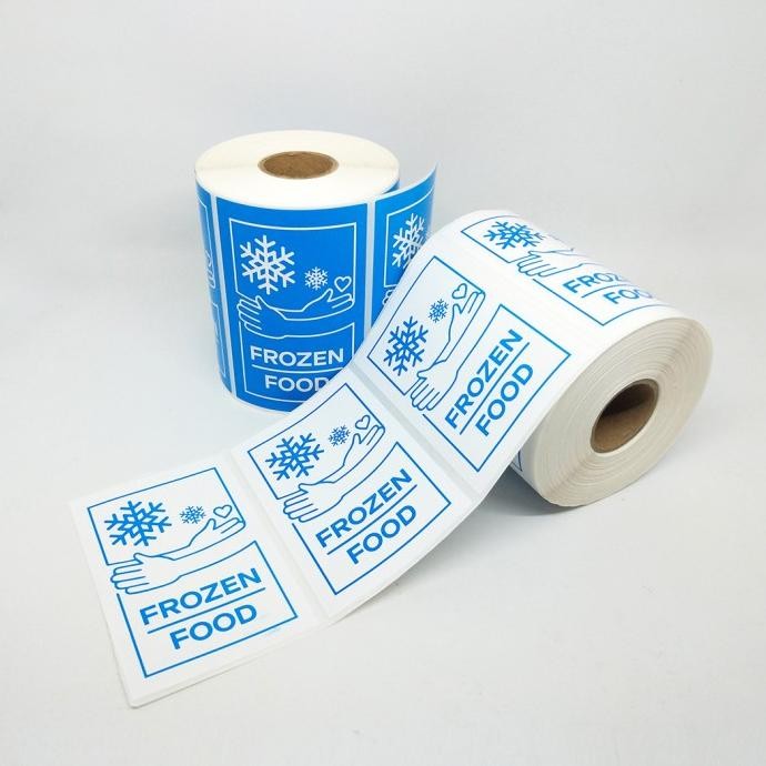

Sticker Label Frozen Food Stiker Makanan Beku 5,5 x 8,5 cm (1 Roll/ 500 Pcs) Nugi