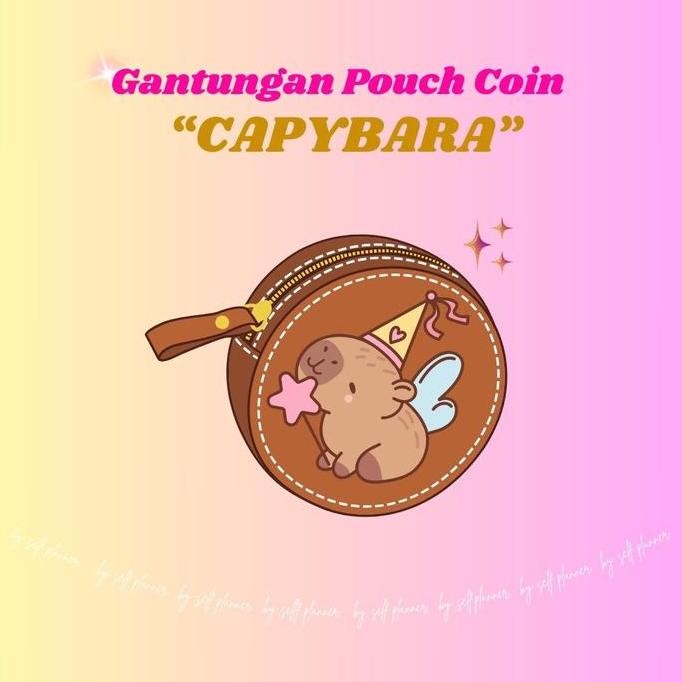 

Tersedia SP - Pouch Coin Capybara Lucu Serbaguna Gantungan Tas Mini Karakter