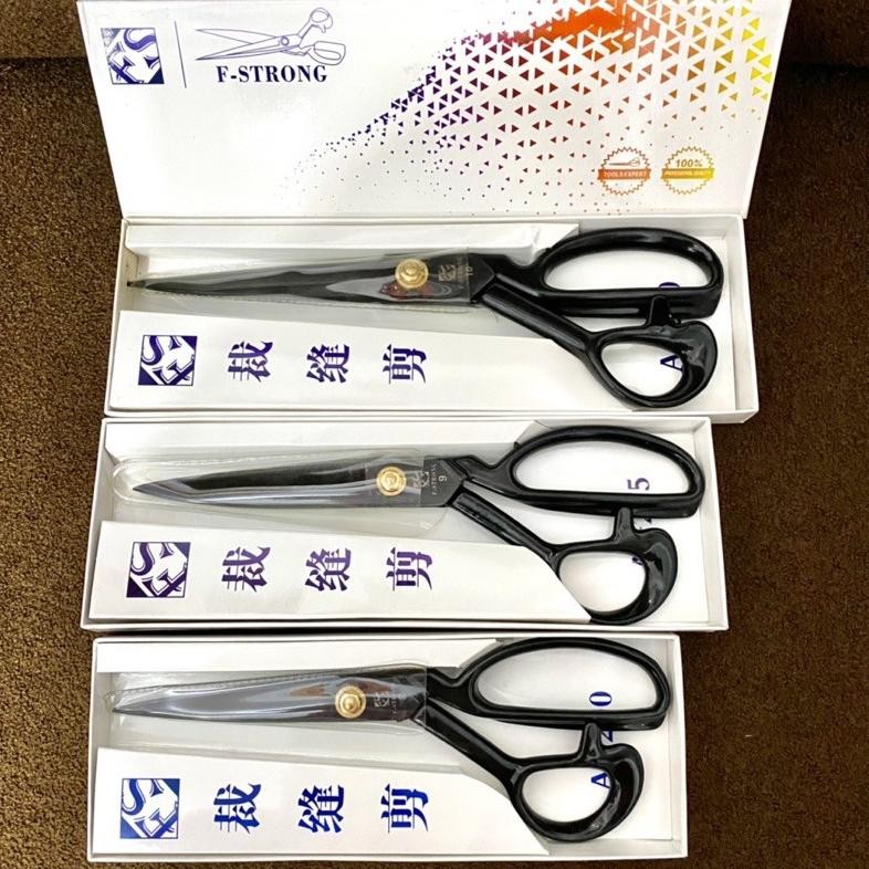 

Gunting Kain 8, 9, 10 12 F-Strong / Tailor Scissors / Gunting Penjahit Besar / Gunting Kain / Gunting Fstrong / gunting kain merk fstrong Nugi