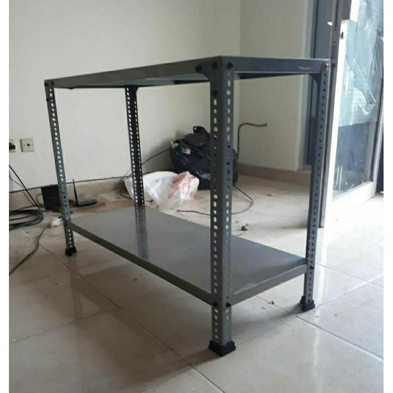 rak meja kompor/rak besi 2susun/rak dapur/rak minimalis Nugi