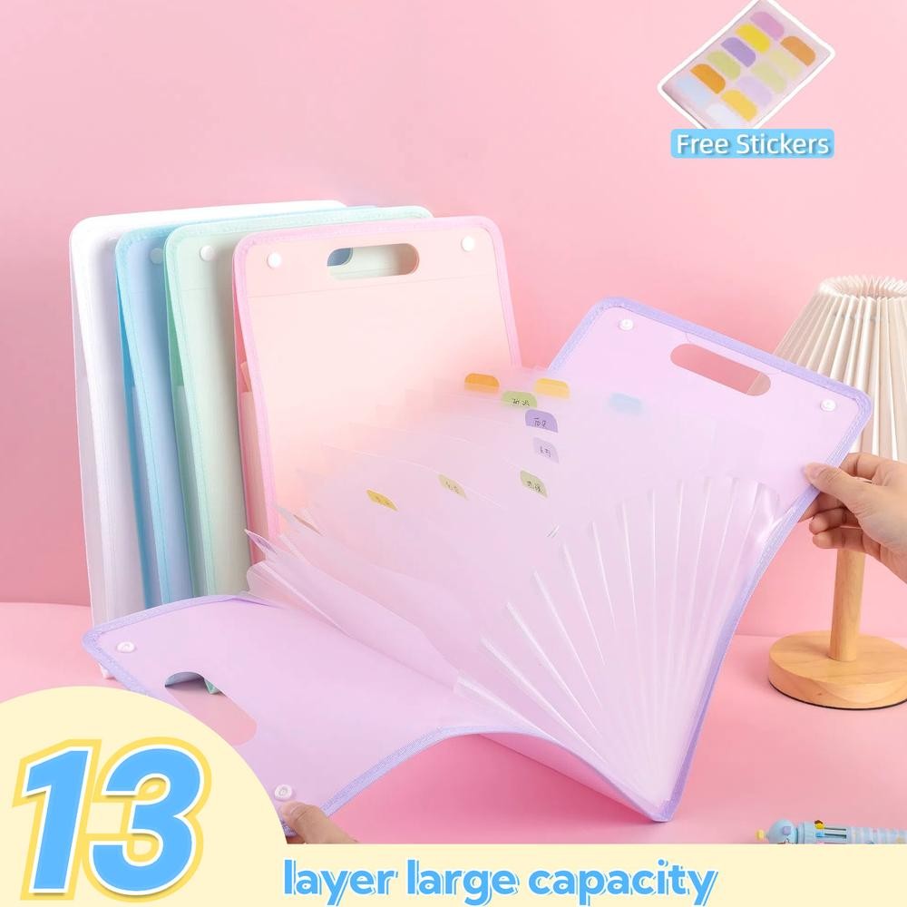 

Tas File Akordeon 13 Pocket File Folders A4 Tas File Handle Map File Clear Holder 13Layer Folder Tas File Nugi