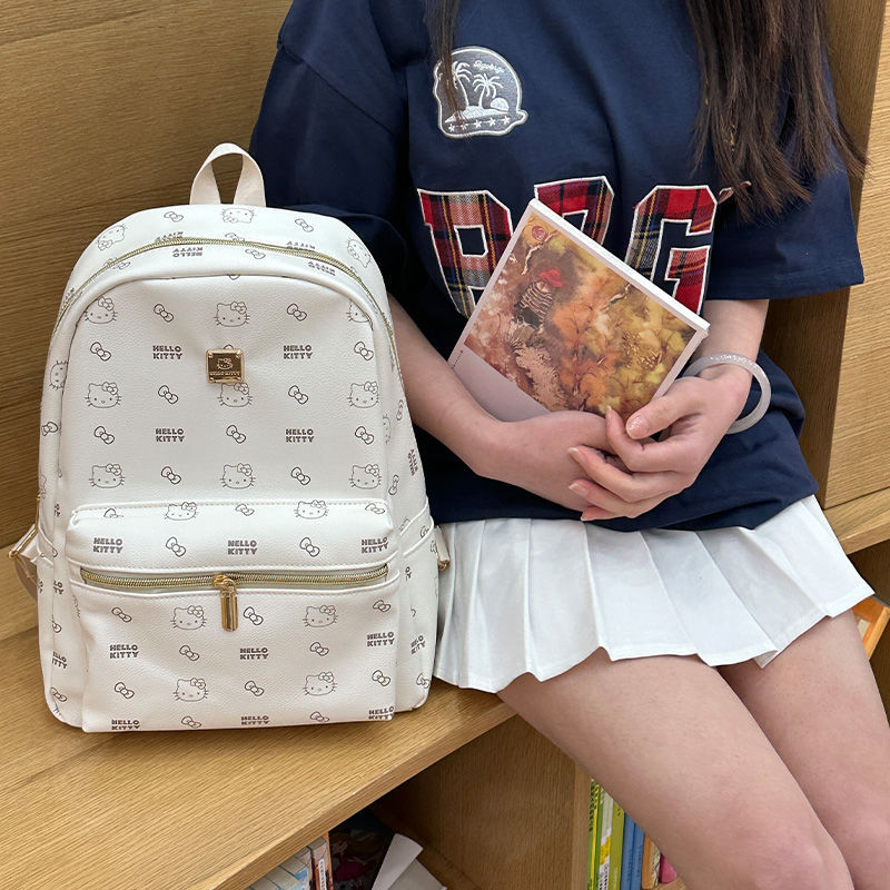 Y2.Morgan Ransel Hello Kitty Baru  Ransel Komuter Pelajar  Ransel Serbaguna
