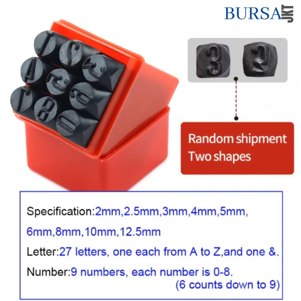 

STEMPEL CETAKAN KETOK ANGKA NOMOR 0 - 9 LOBANG BAJA KULIT DLL 3-12,5 MM Nugi