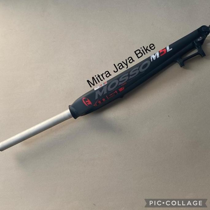 FORK MOSSO M5L DISC BRAKE RIGID OVERSIZE ALLOY ORIGINAL DAN TERPERCAYA