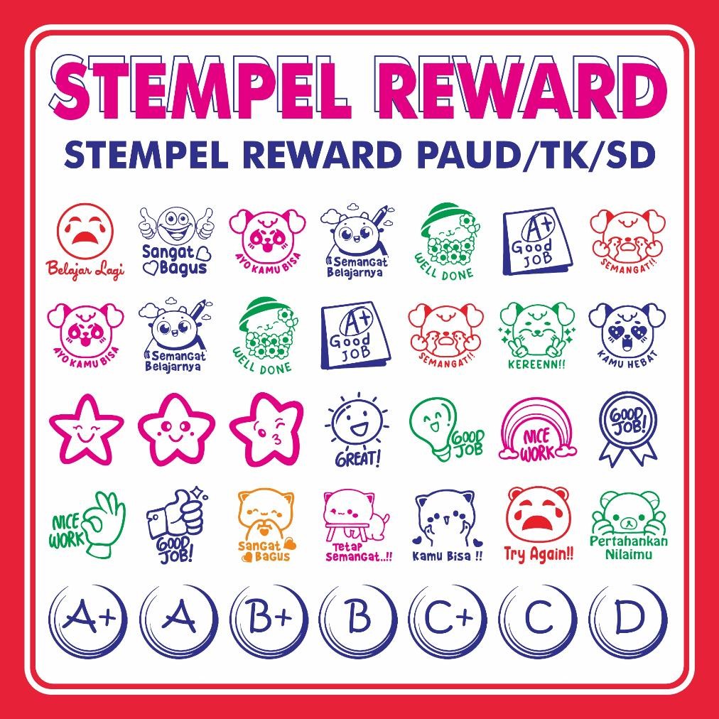 

Stempel Nilai Reward, PAUD / TK / SD / Home Schooling Nugi