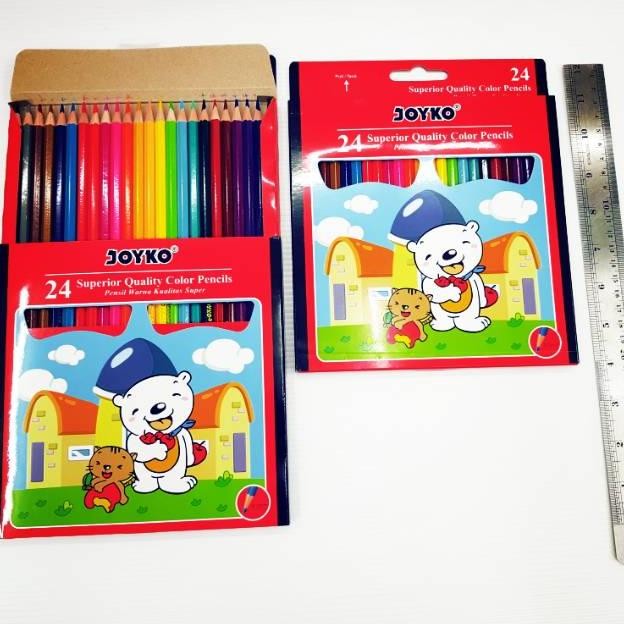 

Pensil Warna Panjang Color Pencil 24 Warna JOYKO Nugi