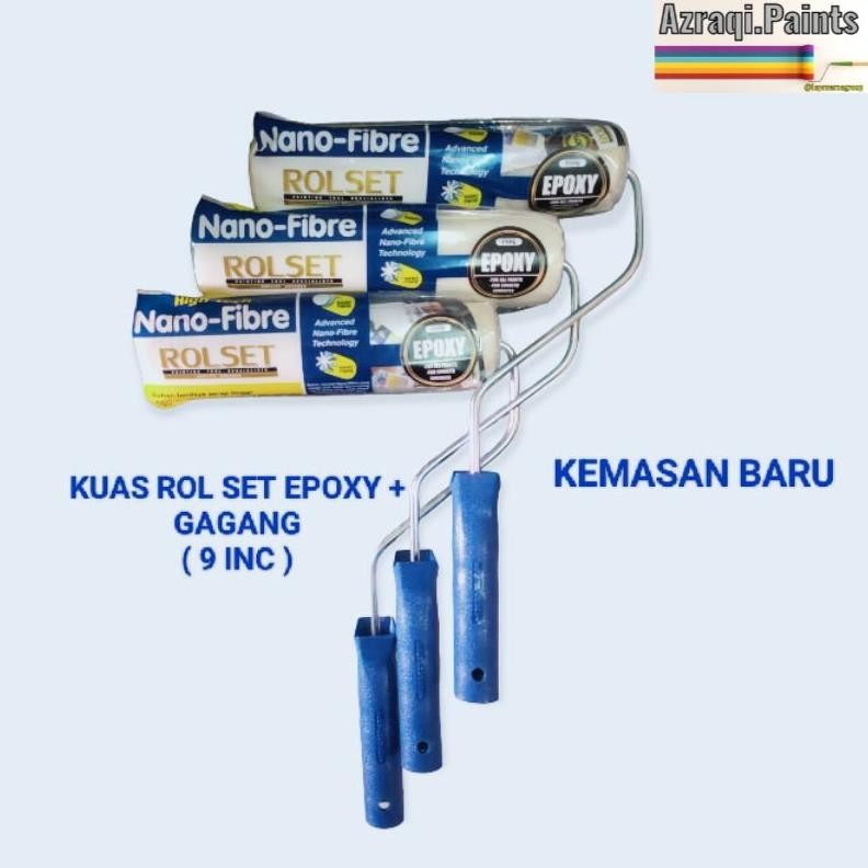 

KUAS ROLSET ( 9 INC ) BESAR MINYAK EPOXY + GAGANG Nugi