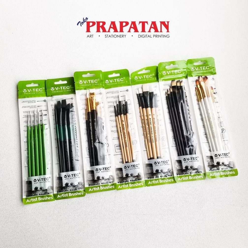 

Kuas Lukis V-TEC sets / V-TEC Paint Brush sets Nugi