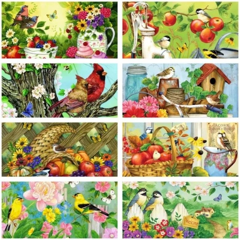 

Full Drill Diamond Painting 30 x 40cm Lukisan Berlian Kristik Nugi