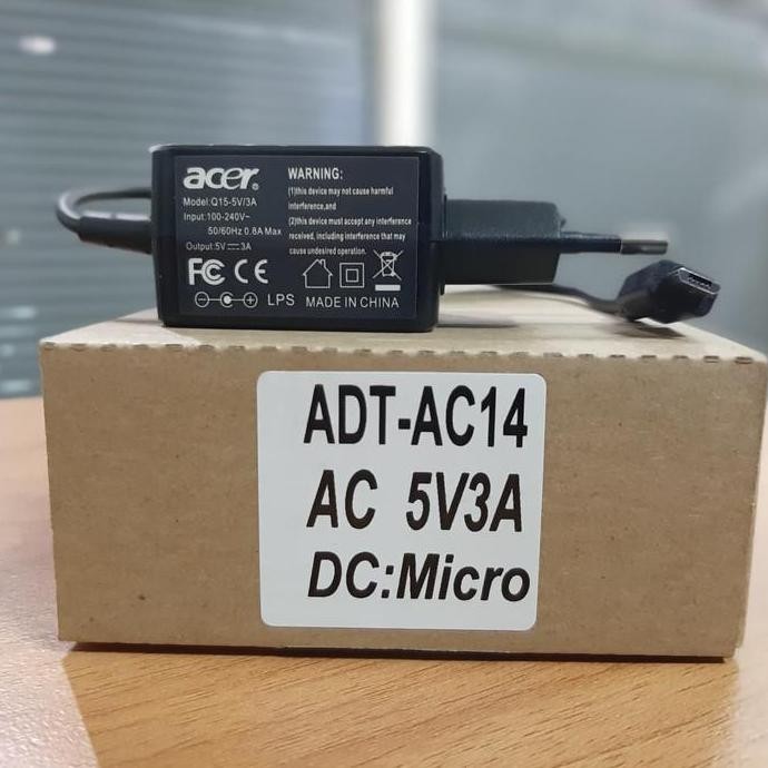 Tersedia Adaptor Charger Acer One 10 S100X S1001 S1002 - Charger Tablet Original