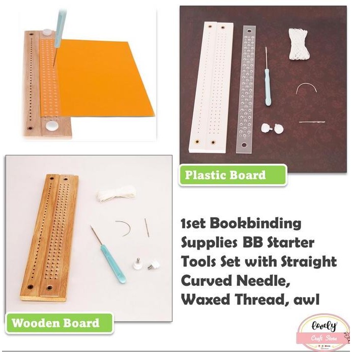 

Tersedia LovelyCraft Book Binding Tools Set Alat Penjilid Buku Planner Manual Lengkap