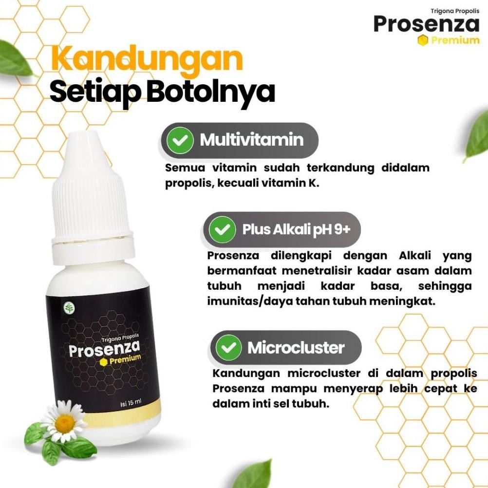 New // Propolis Prosenza Premium Plus Alkali 100% Original Obat Herbal Diabetes Asam Urat Kolesterol