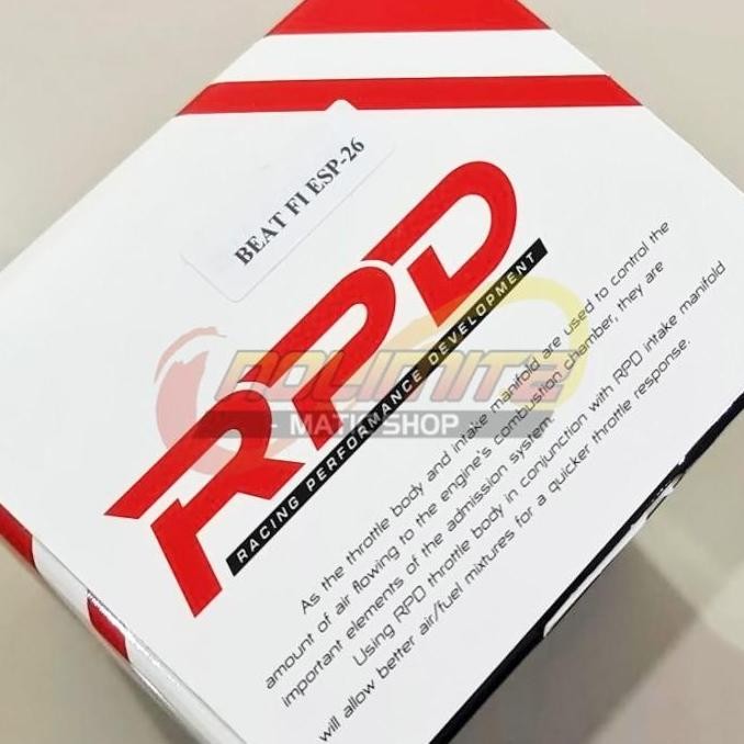 Throttle Body RPD Racing TB Honda Vario Beat Scoopy Spacy 110 FI ESP