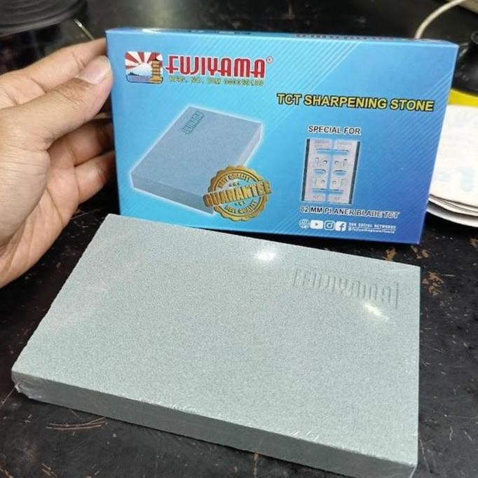 Tersedia Fujiyama Batu Asah Planner TCT 150x90x20mm - Pengasah Pisau Serut TCT