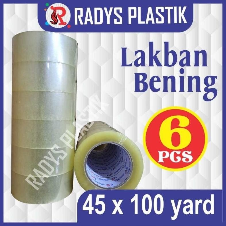 

Rd1- Lakban Bening ( 6 Pcs ) 100 Yard