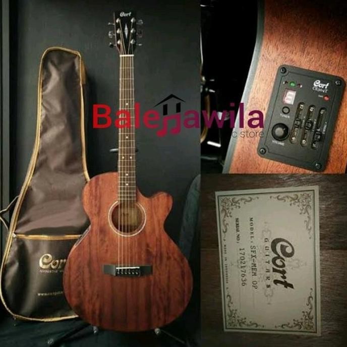 Gitar Acoustic Elektrik Akustik Gitar Cort Sfx Mem Op Sfx Mem Ori