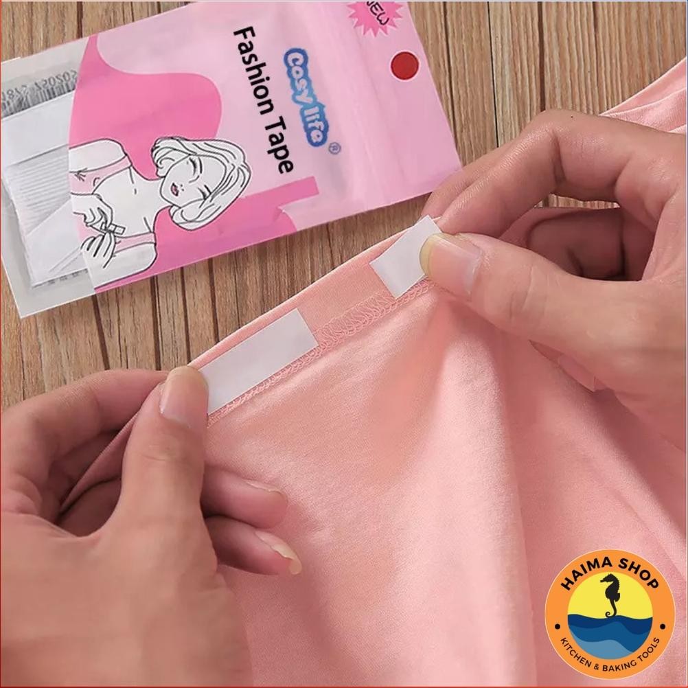 

Rd1- 36Pcs Perekat Pakaian Transparan Fashion Tape Safety Lem Serbaguna / Perekat Serbaguna