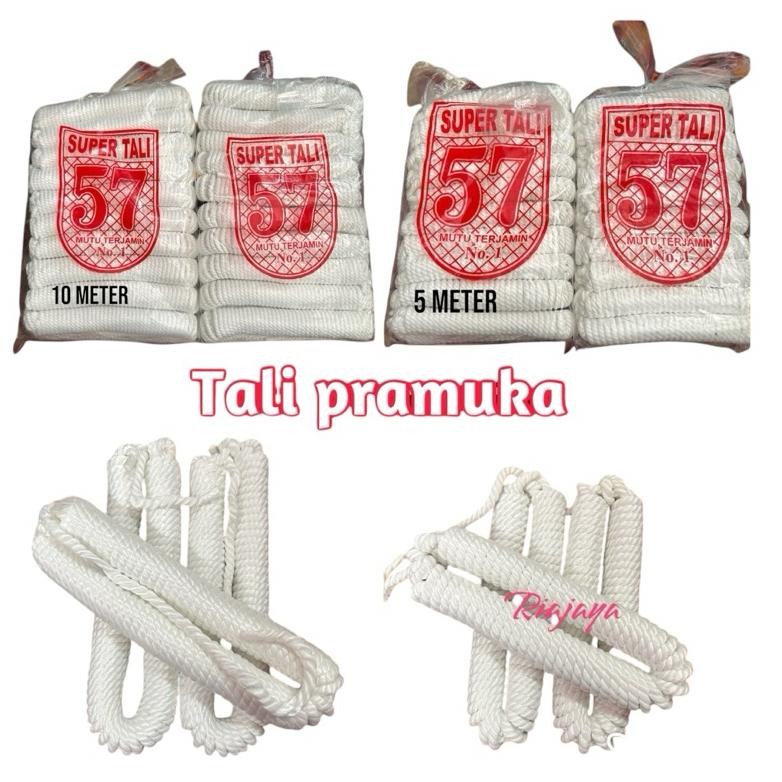 

Rd1- Tali Pramuka Tali Marlon Tali Putih 5 Meter 10 Meter Tali Tambang