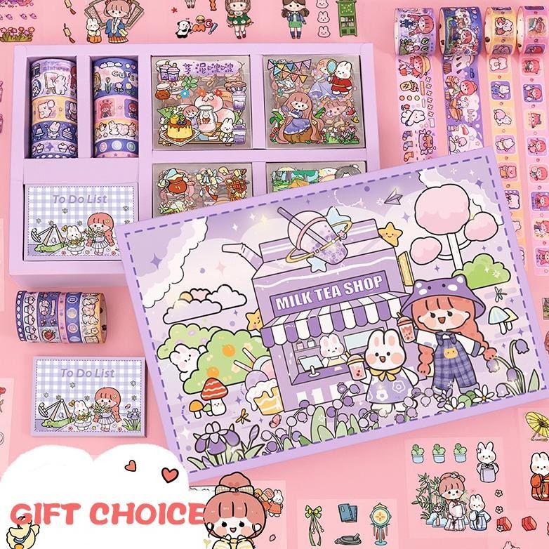 

Rd1- Tape / Selotip Washi Motif Kartun Lucu Untuk Dekorasi Kotak Hadiah Diy