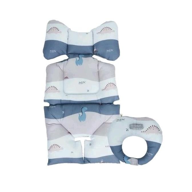 HARGA DISC - [Free bantal dot] Vee&Mee alas stroller bayi anti bakteri | alas  bouncer ayunan bayi |