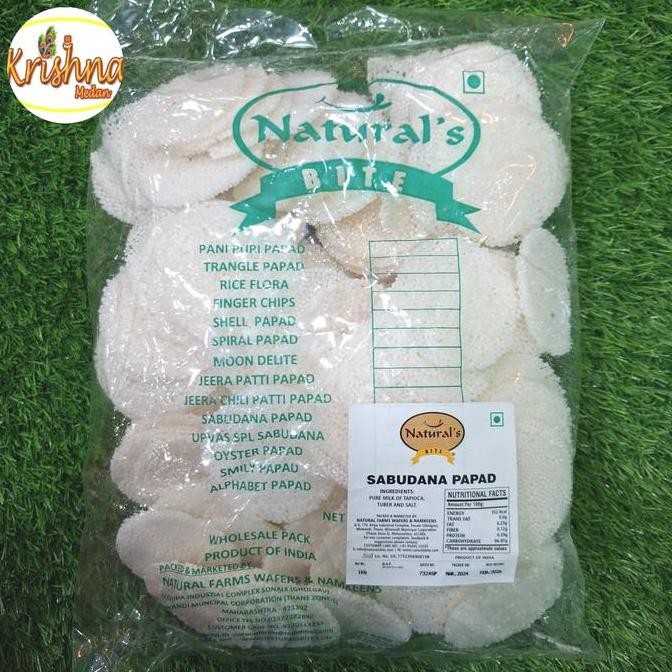 

((((()paling dicari] Natural's Sabudana Papad 1kg