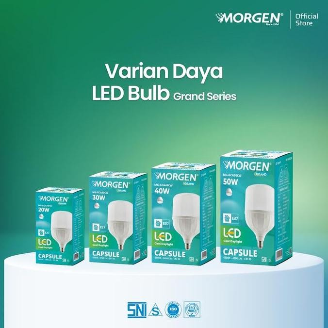 Morgen Grand Lampu Led Capsule 50W 50 Watt T Bulb