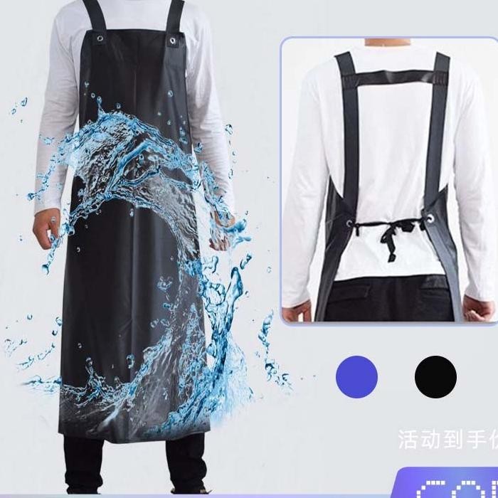 Apron Pvc Celemek Pvc Anti Air Apron Wateroof Panjang Celemek Masak Anti Air Dan Minyak Apron Panjan