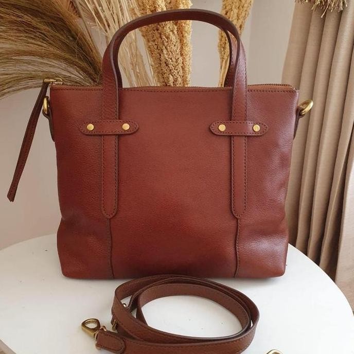 Fossil Felicity Satchel Brown