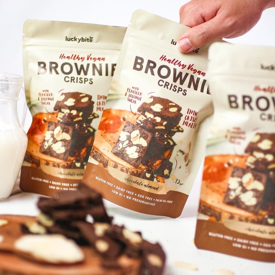 

Vegan Brownie Crisps 75Gr Gluten Free Healthy Luybite