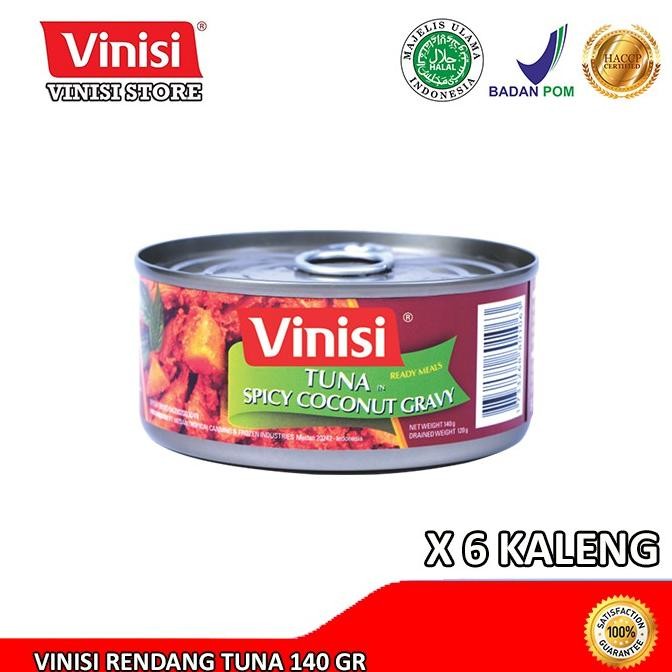 

NO_MORE Paket 6 Kaleng Vinisi Rendang Tuna 140 Gr