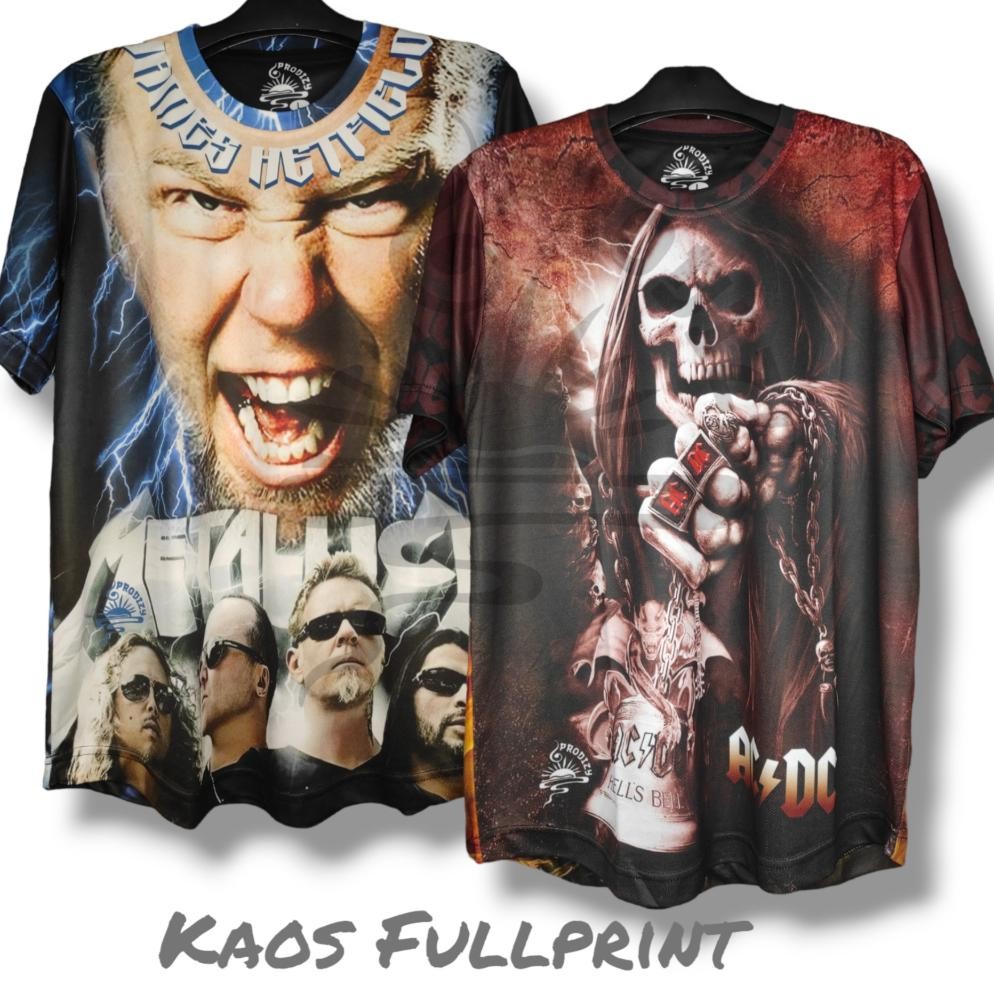 Promo Kaos Full Print Musik 3D Pria Wanita Premium Kaos Kekinian Kaos Musik3D