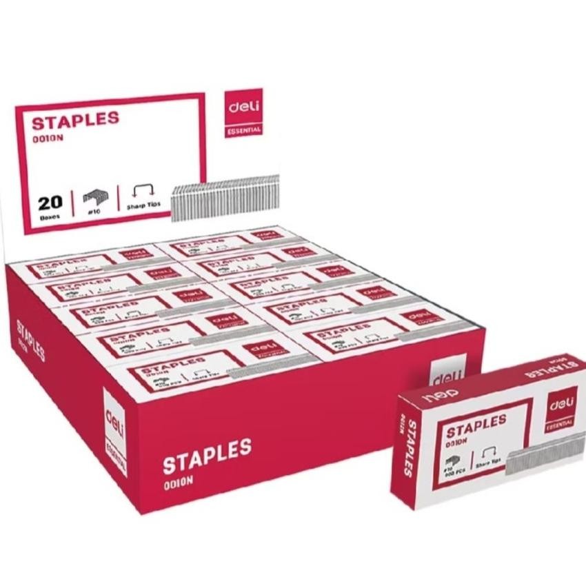 

Isi Staples Deli 0010N Hd10 Grosir 1Box Isi 20 Kotak Kecil Ter