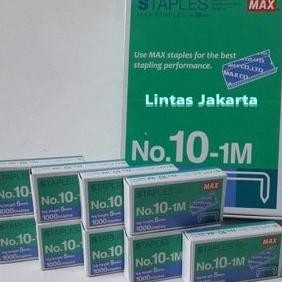 

Isi Staples Refill Staples Kecil Merk Max No. 10 Isi 20 Box