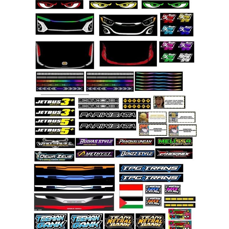 

Gs-56 Stiker Bus Miniatur Full Modifikasi V1 Bahan Vinyl
