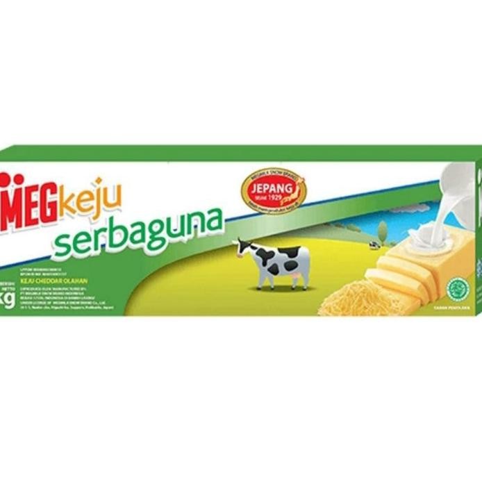 

Keju Meg Cheddar Hijau Serbaguna 8X2Kg Gosend Only
