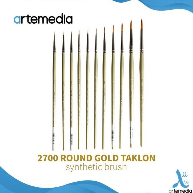 

Produk Baru!! Kuas Cat ARTE GOLD 2700 SH - Round Brush Lukis / Kaligrafi