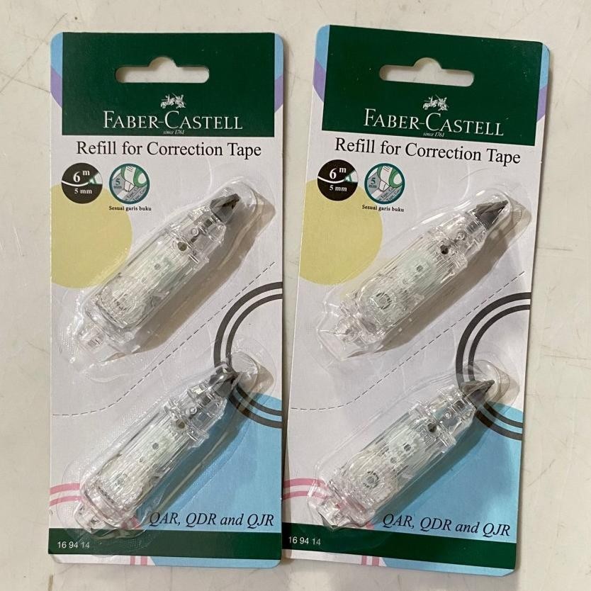 

Refill Correction Tape Set Isi 2 Faber Qar Qdr Qjr