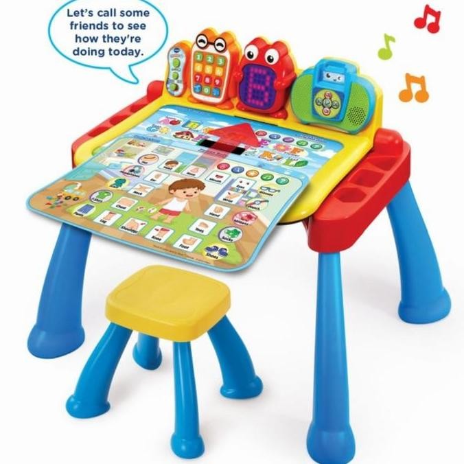 TERBARU VTECH TOUCH & LEARN ACTIVITY DESK DELUXE ORIGINAL - MEJA BELAJAR ANAK TERMURAH