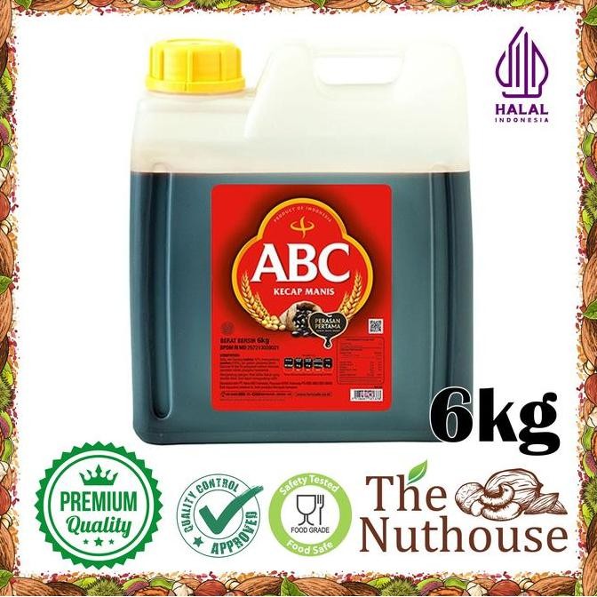 

Promo Kecap Manis ABC HALAL 6kg Jerigen | Sweet Soy Sauce Isi Banyak