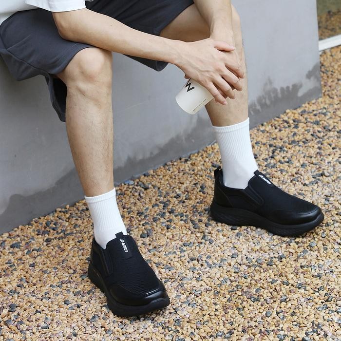 Sepatu Kerja Pria Sepatu Sekolah Sepatu Rajut Pria Premium LV0650 Berkualitas