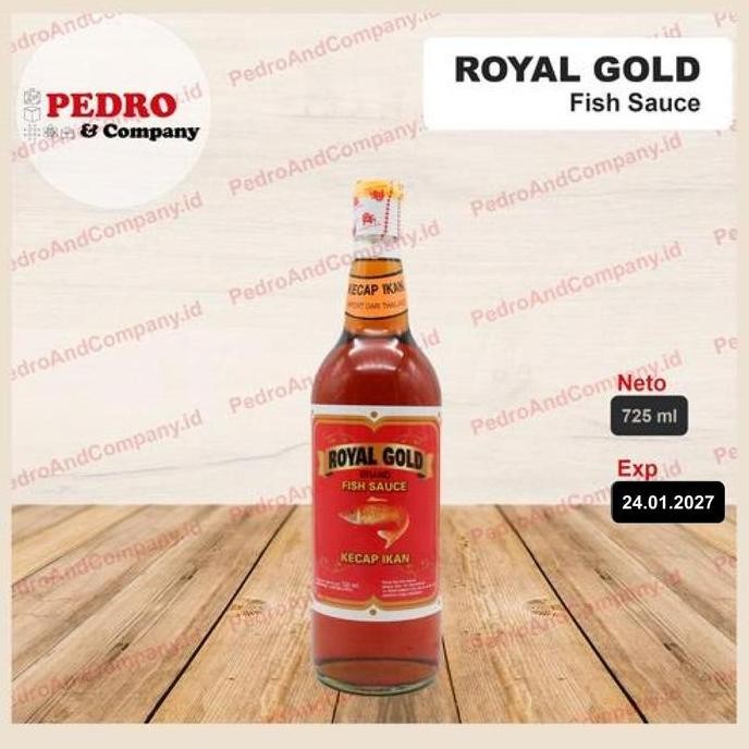 

Promo Royal Gold Fish Sauce 725ml - Kecap Ikan Thailand Import Ori