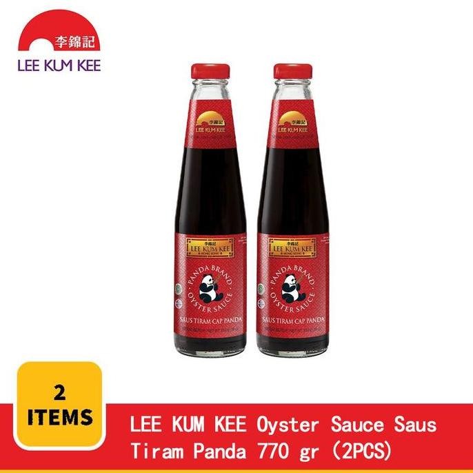 

Promo LEE KUM KEE Saus Tiram Panda 770gr (2pcs) - Oyster Sauce Premium