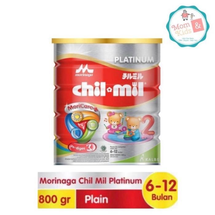 

Bis Chilmil Platinum 800Gr | Morinaga Chil Mil Platinum 800 Gr | Susu Formula Bayi (6-12 Bulan)