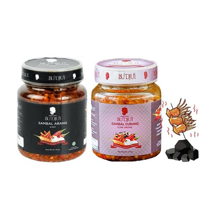 

Promo Sambal Bu Djui Paket Hemat Sambal Arang Cumi & Arang Asap 150g