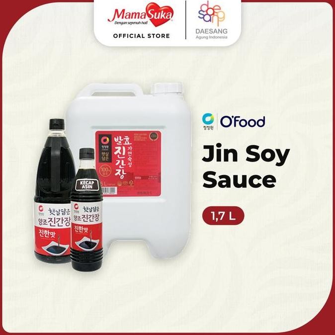 

Promo Chung Jung One Jin Soy Sauce Kecap Asin Korea 1.7L