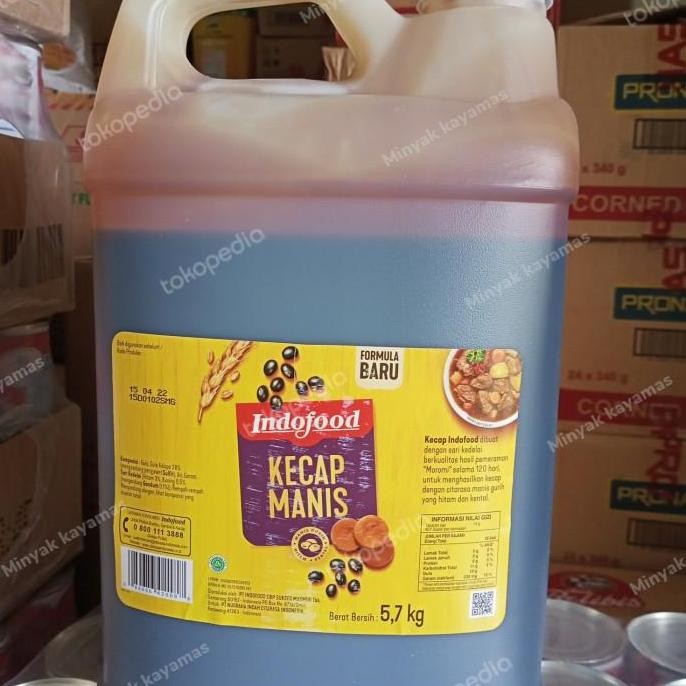 

Promo Kecap Manis Indofood Jerigen 5.7 Kg | Refill Jumbo Masakan