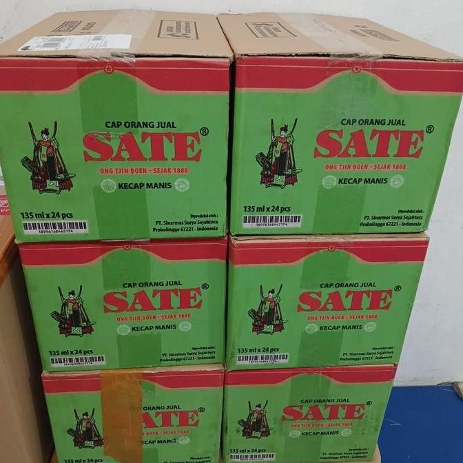 

Promo Kecap Manis Cap Orang Jual Sate 135ml - Isi 24 Pcs Per Dus, Kecap Legendaris