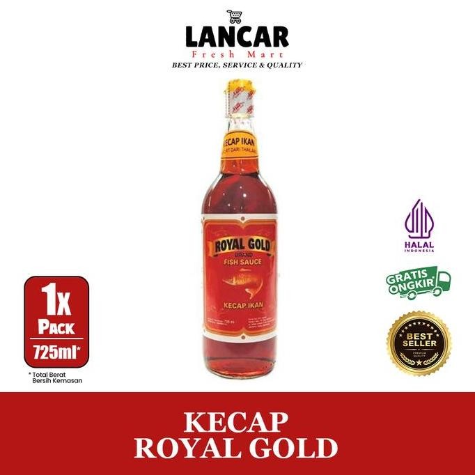 

Promo Kecap Ikan Royal Gold 725ml - Saus Ikan Asli Premium