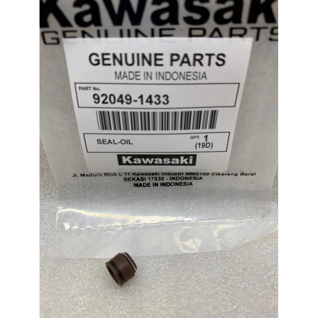 PROMO seal klep seal oil oli KAWASAKI KAZE-KAZE R-BLITZ 92049-1433 Original KAWASAKI